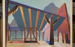 Enrico Prampolini_Atto II per La sonnambula di Vincenzo Bellini_1942