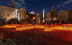 Maria Cristina Finucci, HELP The Ocean, Parco Archeologico del Colosseo, Roma