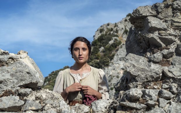 Marianna Fontana in Capri - Revolution, regia di Mario Martone, foto di Mario Spada