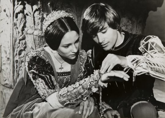 Una scena del film Romeo e Giulietta di Franco Zeffirelli, 1968