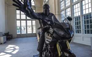 Mostra “Easy Rider. Il mito della motocicletta come arte”, Scuderie Juvarriane di Venaria Reale - vista dell'allestimento