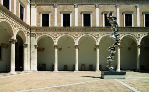Tony-Cragg Elliptical Column Palazzo Ducale Urbino