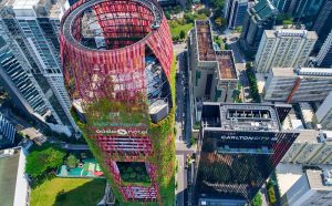 WOHA e Patricia Urquiola, Oasia Hotel, Singapore, photo credit: Infinitude