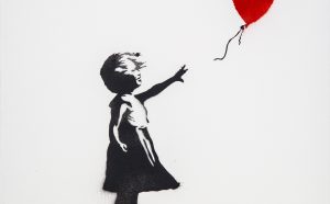Banksy, Girl and Balloon, 2003