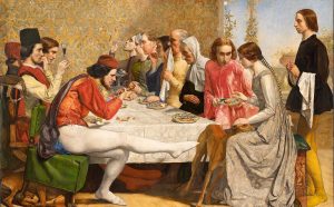 John Everett Millais, Isabella, 1849. Oil on canvas, 103 x 142.8 cm, Courtesy National Museums Liverpool, Walker Art Gallery