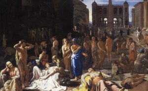 Michael Sweerts, Plague in an Ancient City, c. 1652–54, Los Angeles County Museum of Art, gift of The Ahmanson Foundation, photo © Museum Associates/LACMA