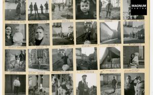 Werner Bischof NETHERLANDS.1945. Original contact sheet.