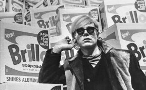 Andy Warhol in the exhibition at Moderna Museet in 1968. Photo: Lasse Olsson/Pressens bild.
