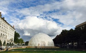 Biennale di Lione 2017. Richard Buckminster Fuller, Radome, 1957