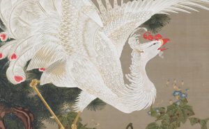 Itō Jakuchū, Fenice bianca dettaglio