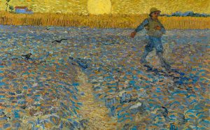 Vincent van Gogh, The sower, 1888. Coll. Kröller-Müller Museum, Otterl