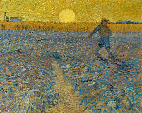 Vincent van Gogh, The sower, 1888. Coll. Kröller-Müller Museum, Otterl