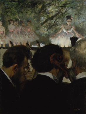 Edgar Degas, Orchestermusiker, 1872, Städel Museum, Frankfurt am Main © Städel Museum/U. Edelmann/ARTHOTHEK