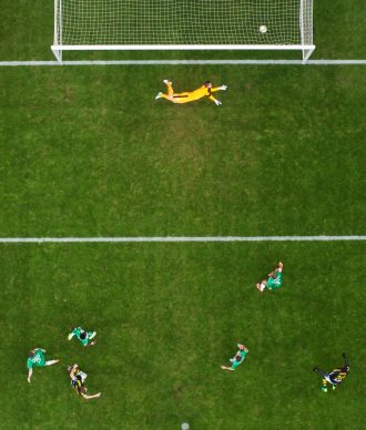 Nils Petter Nilsson, Derby Goal, 2018 © Nils Petter Nilsson-Ombrello- Getty Images