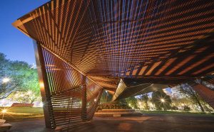 Carme Pinós of Estudio Carme Pinós, MPavilion 2018, photo by John Gollings