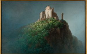 Giuseppe Pietro Bagetti, La sacra di S.Michele, 1825-1830, Torino, Musei Reali – Palazzo Reale