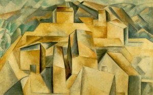 PABLO PICASSO Maisons sur la colline, Horta de Ebro, summer 190965 x 81 cmNationalgalerie, Museum Berggruen (SMB), Berlin© BPK, Berlin, Dist. RMN-Grand Palais / J.Ziehe© Succession Picasso 2018