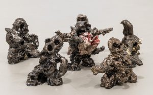 Florence Peake You, me, us from Voicings performance, 2016 Ceramica smaltata 6 elementi, dimensioni variabili Z2O Sara Zanin Gallery, Roma Foto: Sebastiano Luciano