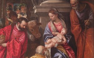 Paolo Caliari detto il Veronese, Adorazione dei Magi, part., Olio su tela, cm 320 x 234, Vicenza, chiesa di Santa Corona @ Centro d'ateneo per le Arti Visive - Università degli Studi di Bergamo, foto G. Poldi, G.C. F Villa