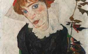 Egon Schiele, Portrait of Wally Neuzil, 1912 © Photograph Leopold Museum, Vienna/Manfred Thumberger oil on wood, 32 x 39,8 cm