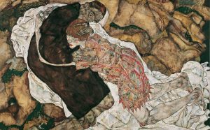 Egon Schiele, Tod und Mädchen, 1915 © Belvedere, Vienna Oil on canvas, 150 x 180 cm