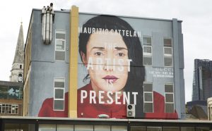 maurizio cattelan the artist is present mostra shangai