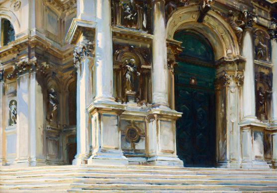 John Singer Sargent, Venezia, Santa Maria della Salute, 1909, olio su tela, cm 71 x 101