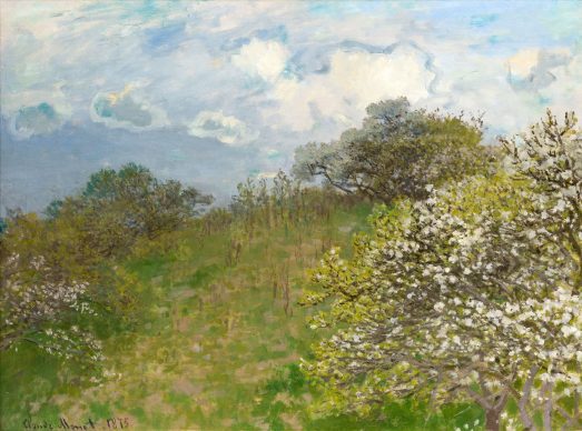 Claude Monet, Primavera, 1875, olio su tela, cm 58 x 78,5