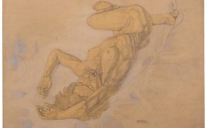 Mostra "Chi ha paura del disegno? Opere su carta del ‘900 italiano dalla Collezione Ramo" - Cagnaccio, bozzetto per primo denaro, 1928ca - Courtesy Comune di Milano