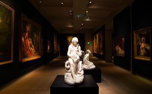 Romanticismo, sezione PITTURA SACRA. UNA SPIRUTUALITÀ INTERIORE, veduta dell'allestimento presso Gallerie d'Italia, Milano. Foto by Alessandro Cervetti