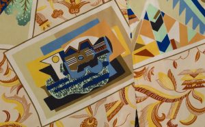 Sovrakimono informale da donna (haori), dettaglio fodera. Foto di Luigi Vitale