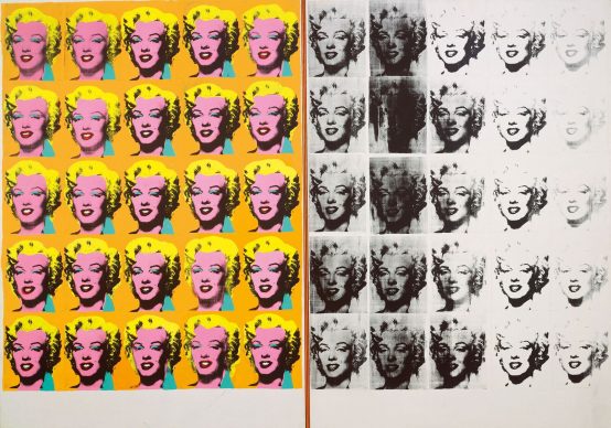 Andy  Warhol, Marilyn Diptych, 1962. Tate, London; purchase  1980 © The Andy Warhol Foundation for the Visual Arts, Inc. / Artists Rights Society (ARS) New York
