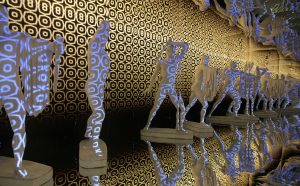 NONE Collective, Caleidoscopio, installazione parte della mostra "Il classico si fa pop" a Palazzo Massimo, Roma. Photo by Cristina Vatielli