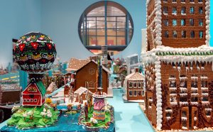 Pepparkakshus 2018, veduta della mostra presso ArkDes, Stoccolma. Photo by Viktoria Garvare