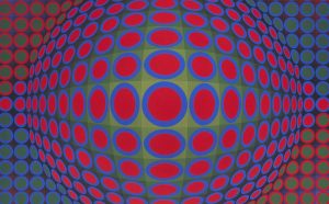 Victor Vasarely (1906–1997) Vega 200, 1968 Acrylic on canvas, 200 × 200 cm Courtesy Galerie Templon, Paris/ Brussels © VG Bild-Kunst Bonn 2018