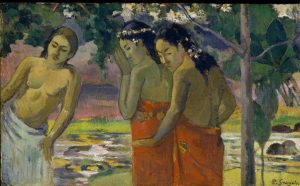 Gauguin, Paul (1848-1903): Three Tahitian Women, 1896. New York, Metropolitan Museum of Art*** Permission for usage must be provided in writing from Scala.