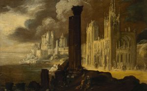 François de Nomé detto Monsù Desiderio Paesaggio con rovine architettonicheanni venti del XVII sec. olio su tela76,8 ×101,7 cmMuseo Statale Ermitage, San Pietroburgo