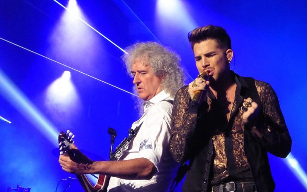 Adam Lambert performing with Queen at Las Vegas on July 5,2014 Date 5 July 2014, photo by DianaKat