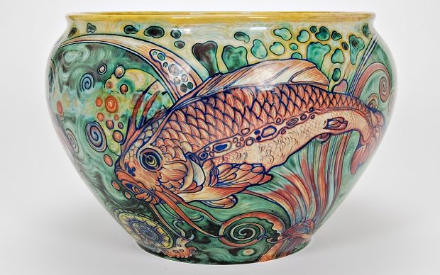 Galileo Chini, Cache pot con pesci, 1919-25 © Museo internazionale delle ceramiche di Faenza.jpg