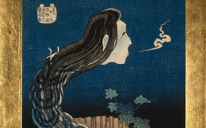 Katsushika Hokusai, The plate mansion, dalla serie Hyaku monogatari, 1830, Library of Congress - Washington D.C.