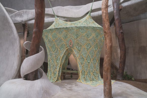 Installation view, Ernesto Neto, Healing House, for Conjunctions at IK LAB Uh May © Copyright Enchanting Transformation 2018. All Rights Reserved