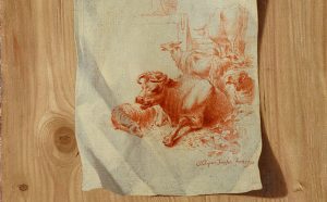 Johann Kaspar Füssli 1706-1782 Trompe l’œl Switzerland 1750 Oil on canvas 49 х 36,5