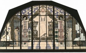 Koloman Moser, Design for the south-facing window of the Church of St. Leopold am Steinhof, 1905/06 © MAK/Georg Mayer