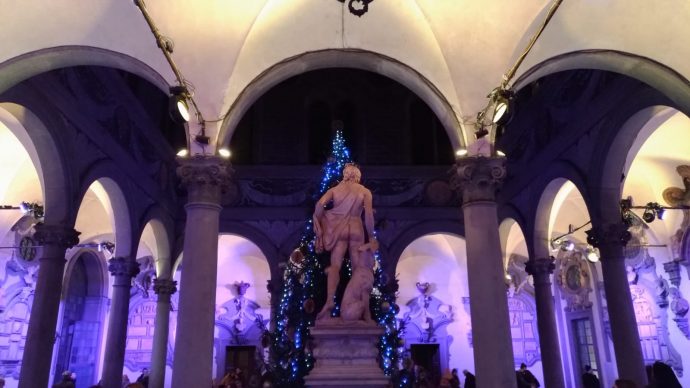 Firenze Light Festival 2018, Palazzo Medici Riccardi, Cortile di Michelozzo – Foto Courtesy MUS.E Firenze