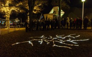 Robert Hengeveld & Marcia Huyer, Fracture, Winter Light Exhibition 2018, Ontario Place, Toronto
