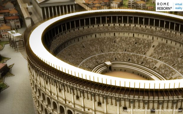 Rome Reborn Realtà virtuale Antica Roma Colosseo