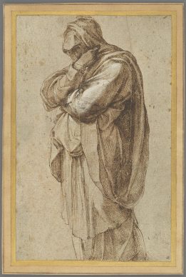 Michelangelo Buonarroti, Study of a Mourning Woman. Credit: The J. Paul Getty Museum, Los Angeles