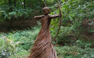 Anna and the Willow, The Spirit of the Medieval Hunter, 2018, The Woodland Trust, Skipton Castle Woods