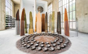 Franca Ghitti, Bosco, primi anni 80, installazione, photo by Fabio Cattabiani