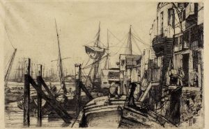 James McNeill Whistler, Limehouse, 1859, Hunterian Art Gallery